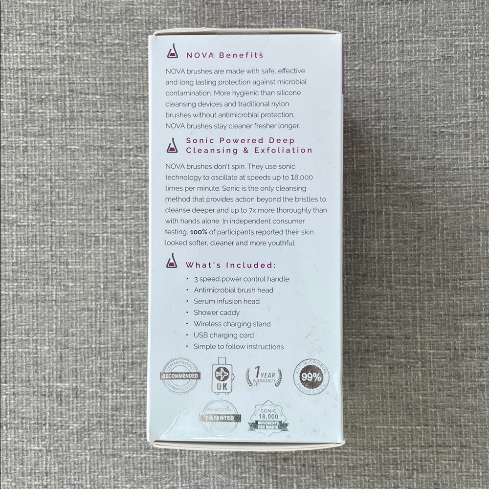 Nova Sonic Facial Cleansing Brush - Picture 3 of 12